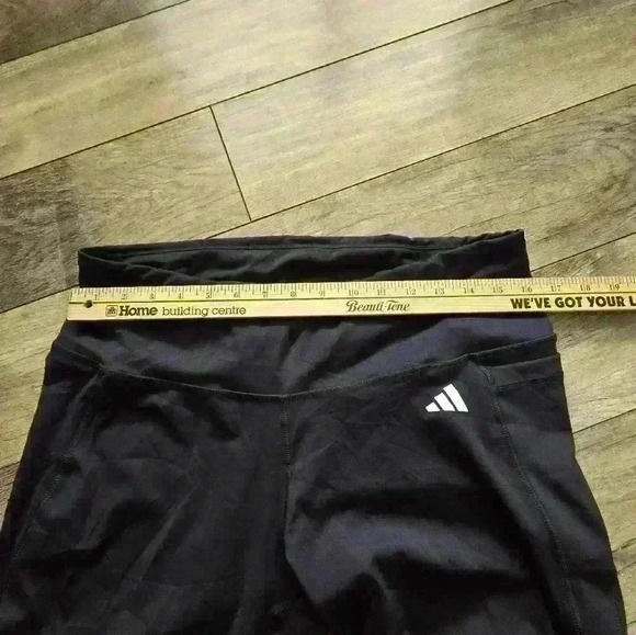 ADIDAS womens black leggings 2x - Picture 4 of 12